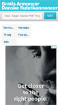 Mobile Screenshot of gratisannoncerdanmark.com